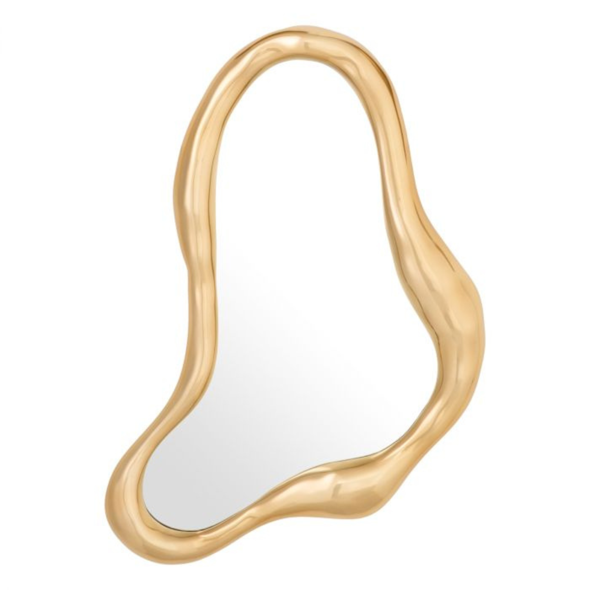 Miroir en métal doré (lot de 3)