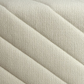Banc en tissu crème