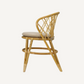 Chaise de salle à manger en rotin