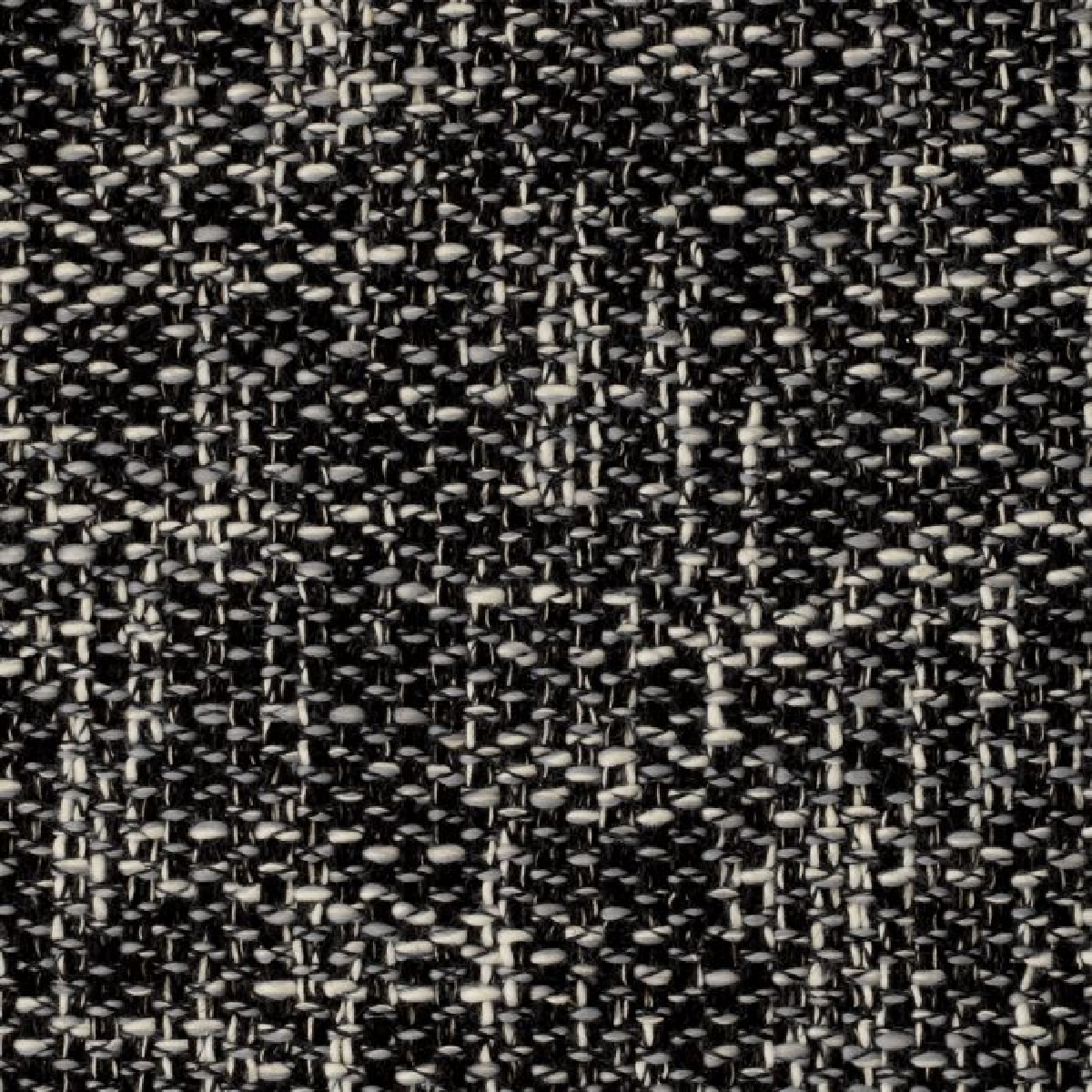 Chaise de salle à manger avec accoudoirs en tissu noir