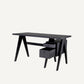 Bureau en bois noir