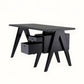 Bureau en bois noir