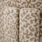 Fauteuil en tissu leopard
